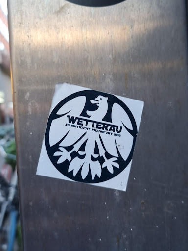 Street sticker WETTERAU SG EINTRACHT FRANKFURT 1099