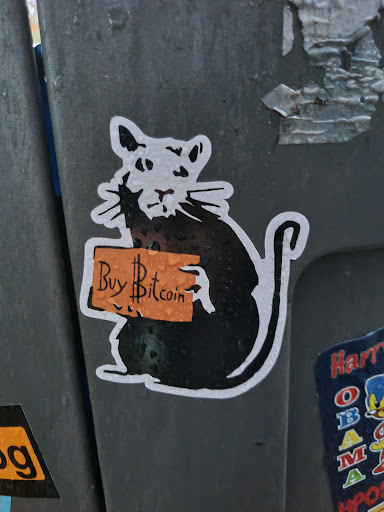 Street sticker Amsterdam Buy Bitcom g Harr O B A M A 400