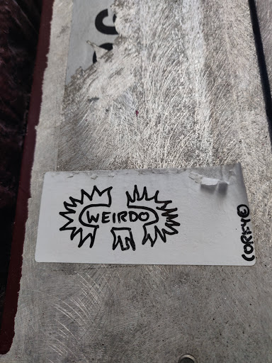 Street sticker WEIRDO CORKY&copy;