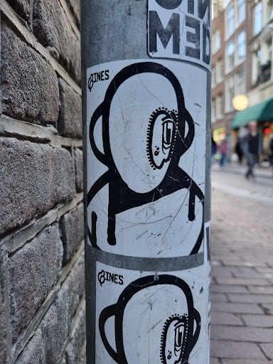 Street sticker RICE MED INES BINES
