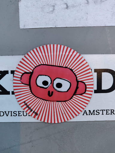 Street sticker Amsterdam &lt; D Bas Kosters DVISEU! AMSTER