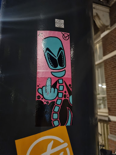 Street sticker Amsterdam 