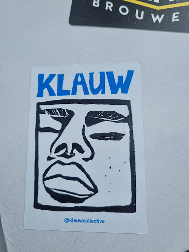 Street sticker BROUWE KLAUW @klauwcollective <a class="a-tag" href="https://www.instagram.com/klauwcollective/">https://www.instagram.com/klauwcollective/</a>