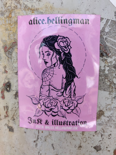 Street sticker Amsterdam alice.hellingman InR &amp; illustration INSTA: ORLICE.HELLINGMAN.INK