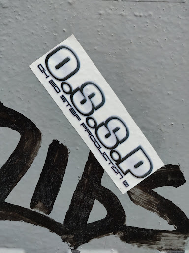 Street sticker O.S.S.P DI STEF PRO 0 SO DUCTION