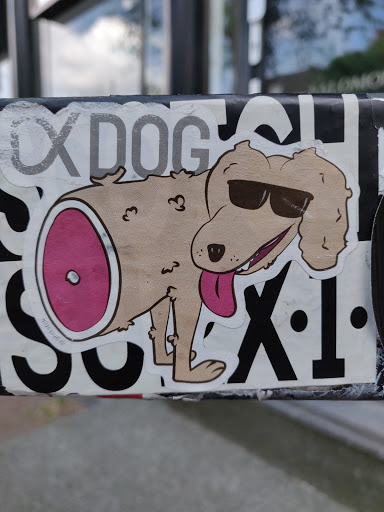 Street sticker Amsterdam DXDOG @ghd.stck