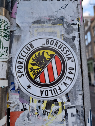 Street sticker SPORTCLUB &quot;BORUSSIA&quot; 04 E.V. FULDA