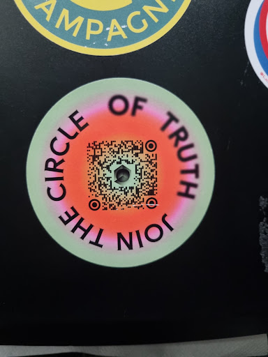 Street sticker Amsterdam AMPAGN OLD CIRCLE THE NIOS OF TRUTH