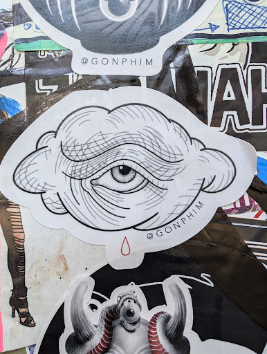 Street sticker @GONPHIM A @GONPHIM