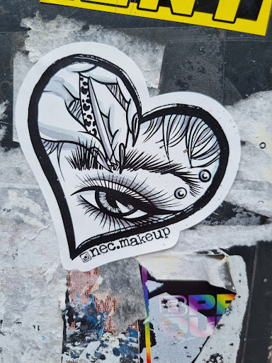 Street sticker Amsterdam للسد jnec.makeup BPF OU and