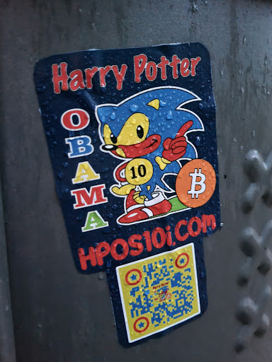 Street sticker Amsterdam Harry Potter 10 B A HPOS10i.COM Berry Potter PM