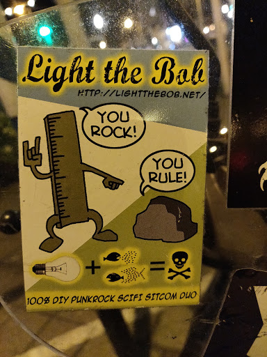 Street sticker Amsterdam Light the Bob HTTP://LIGHTTHEBOB.NET/ YOU ROCK! YOU RULE! %3D 1008 DIY PUNKROCK SCIFI SITCOM OUO