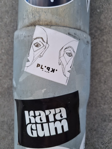 Street sticker Amsterdam ***** ката Gum