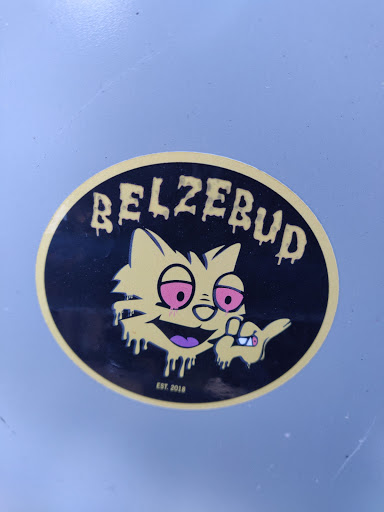 Street sticker Amsterdam BELZEBUP EST. 2018