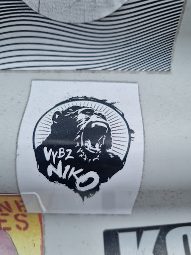 Street sticker VVBZ NIKO NH ES