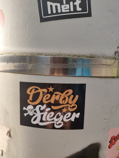 Street sticker melt Derby Sieger