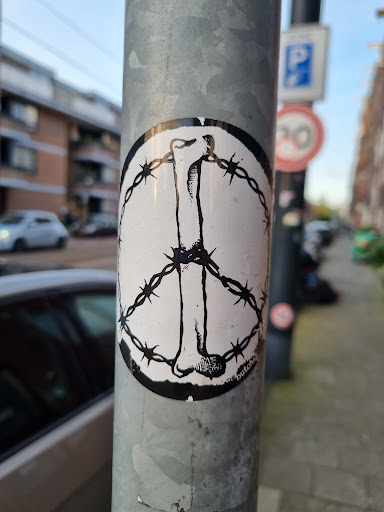 Street sticker Amsterdam the butchel