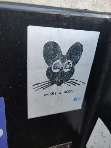 Street sticker Amsterdam MOUSE &amp; HOUSE