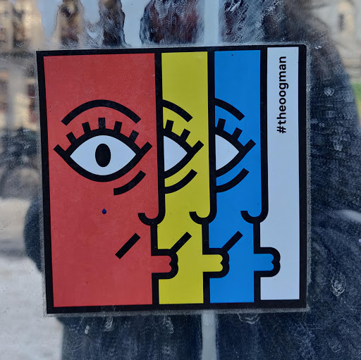 Street sticker Amsterdam 