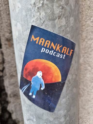 Street sticker MAANKALF podcast