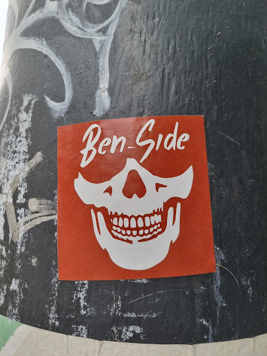 Street sticker Amsterdam Ben-Side