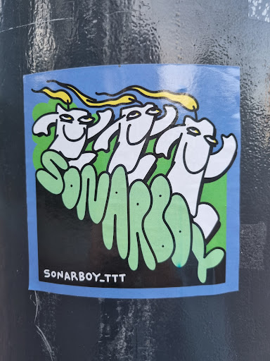 Street sticker Amsterdam 1 SONARBOY_TTT