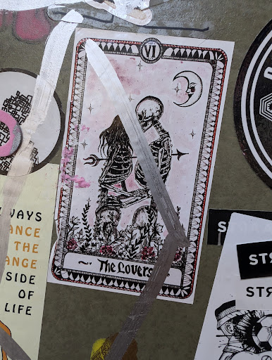 Street sticker VI ТЯА S WAYS ST ANCE THE The Lovers ST ANGE SIDE OF LIFE