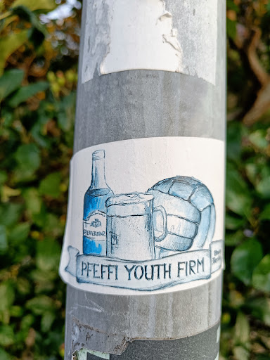 Street sticker Berlin PFEFFERMINE PFEFFI YOUTH FIRM Berlla