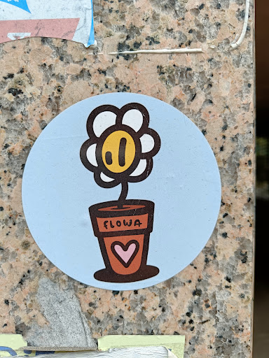 Street sticker FLOWA