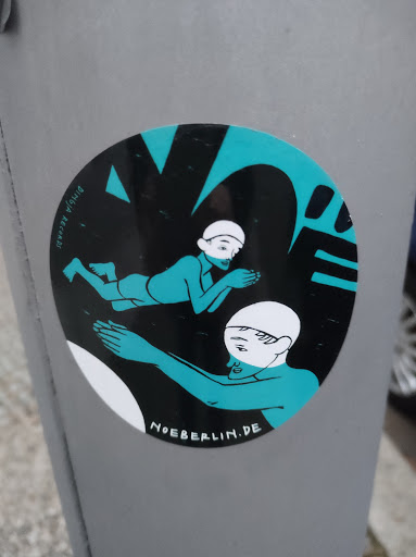 Street sticker DINGJA RECORDS NOEBERLIN.DE