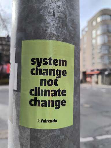 Street sticker system change not climate change 6 faircado