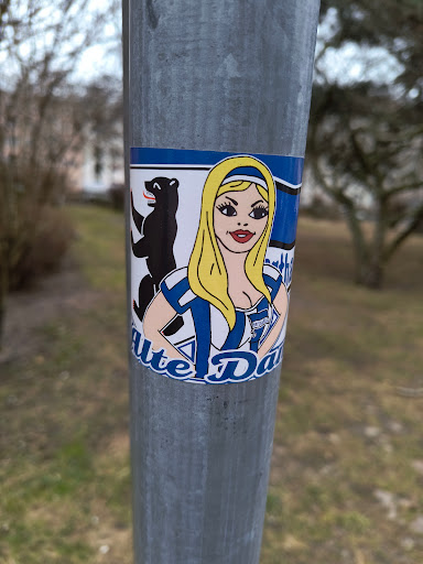 Street sticker Berlin ute Da HerthaBSC