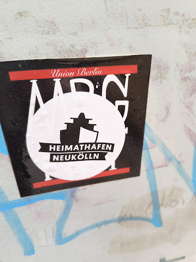 Street sticker Union Berlin HEIMATHAFEN NEUK&Ouml;LLN