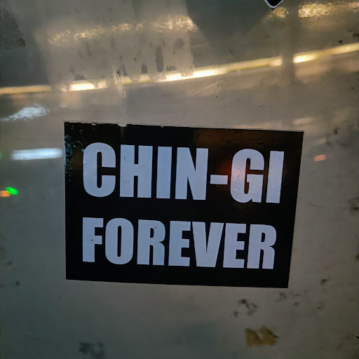 Street sticker CHIN-GI FOREVER