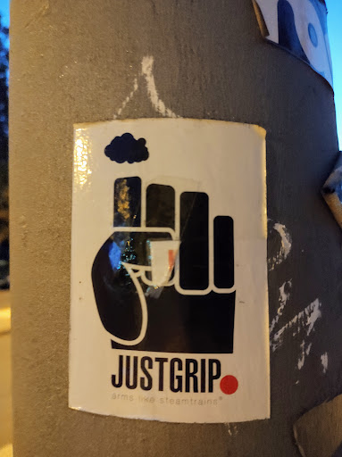 Street sticker JUSTGRIP arms like steamtrains&reg;