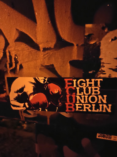 Street sticker Berlin FIGHT CLUB UNION BERLIN Eisern Union