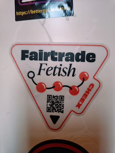 Street sticker Fairtrade Fetish CHEEX <a class="a-tag" href="https://bit.ly/3euceB9">https://bit.ly/3euceB9</a>