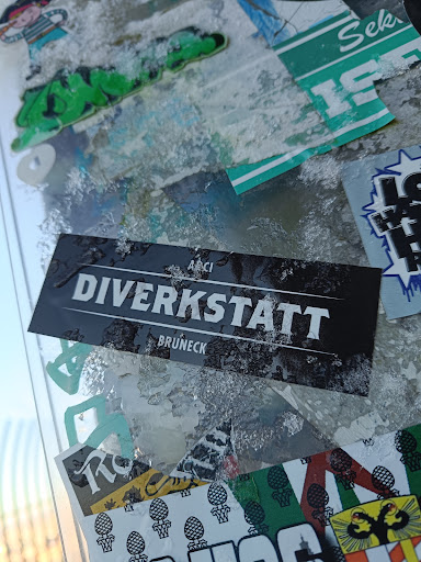 Street sticker Berlin Sek DIVERKSTATT BRUNECK