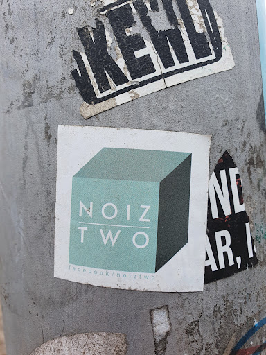 Street sticker ND NOIZ TWO AR, I facebookinoiziwo