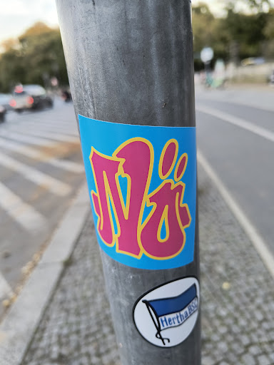 Street sticker Berlin NO Hertha BSE