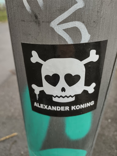 Street sticker Berlin ALEXANDER KONING