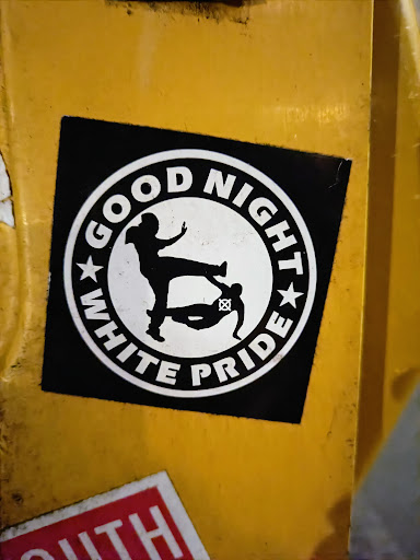 Street sticker Berlin GOOD WHITE PRIDE NIGHT ITH