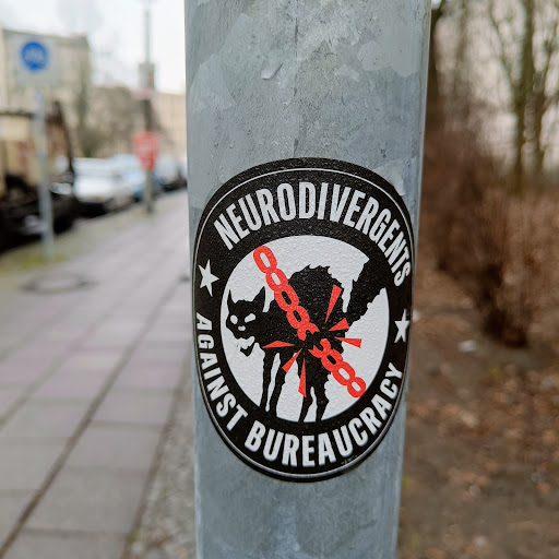 Street sticker AGAINST BUREAUCRACY