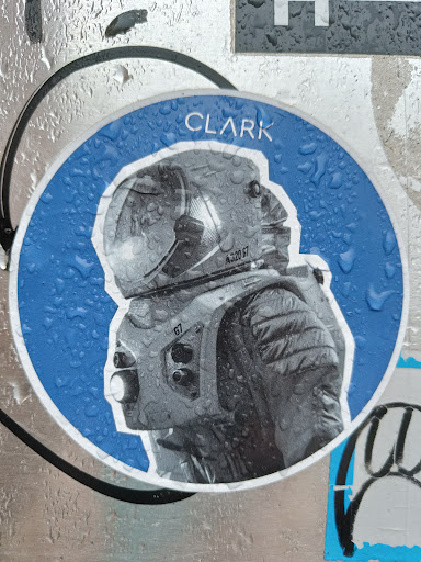 Street sticker Berlin CLARK