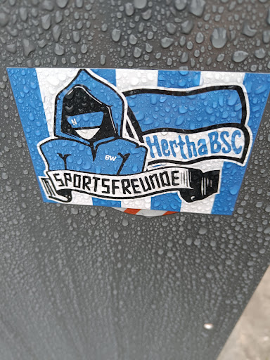 Street sticker Berlin BW HerthaBSC SPORTSFREUNDE