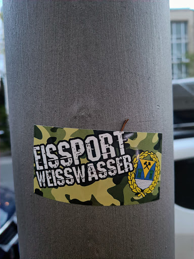 Street sticker Berlin EISSPORT WEISSWASSER