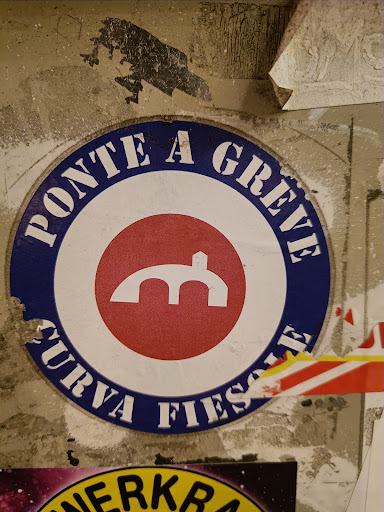 Street sticker PONTE A GREVE FURVA FIES