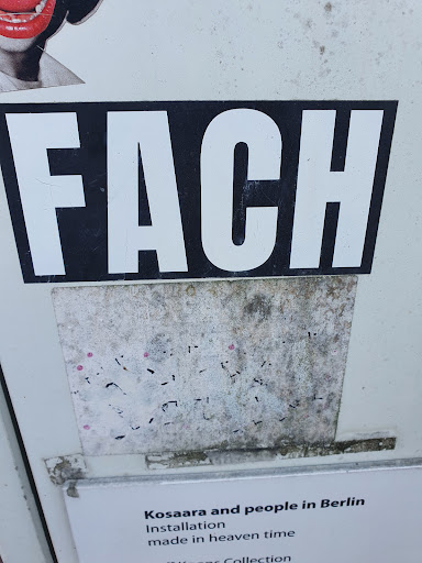 Street sticker Berlin FACH