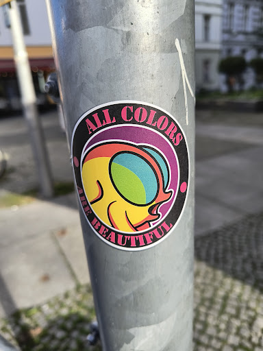 Street sticker Berlin ALL COLORS a BEAUTIFUL