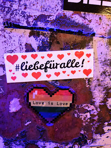 Street sticker Love is Love